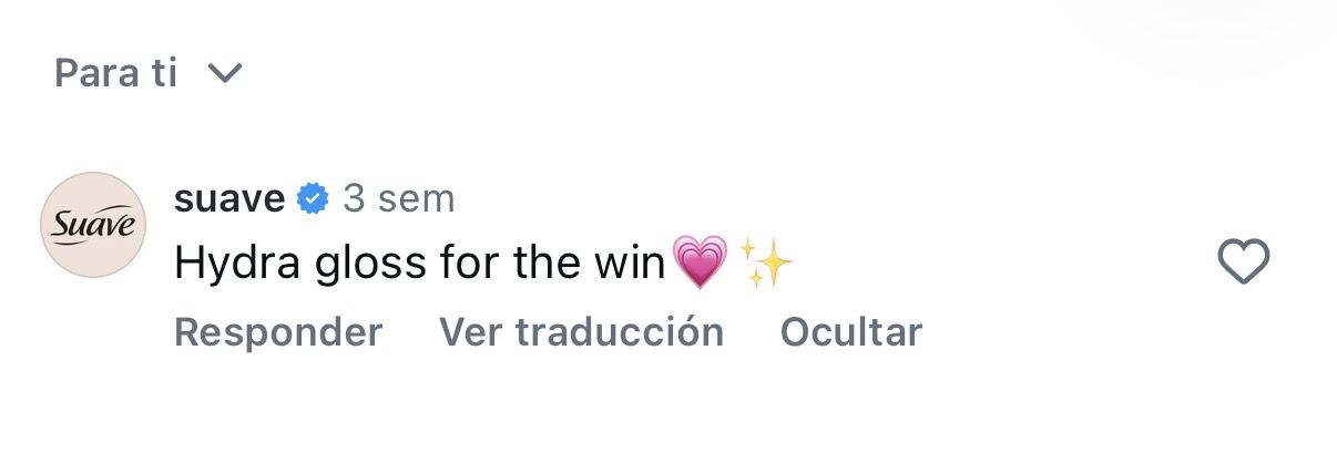 Mensaje de una marca