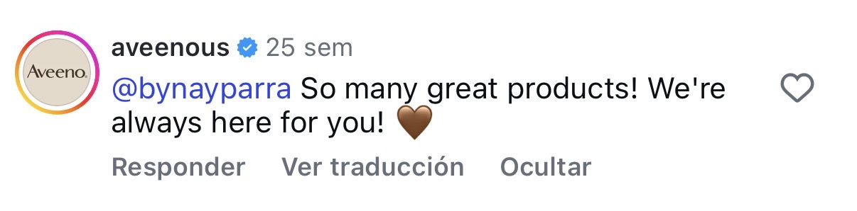 Mensaje de una marca