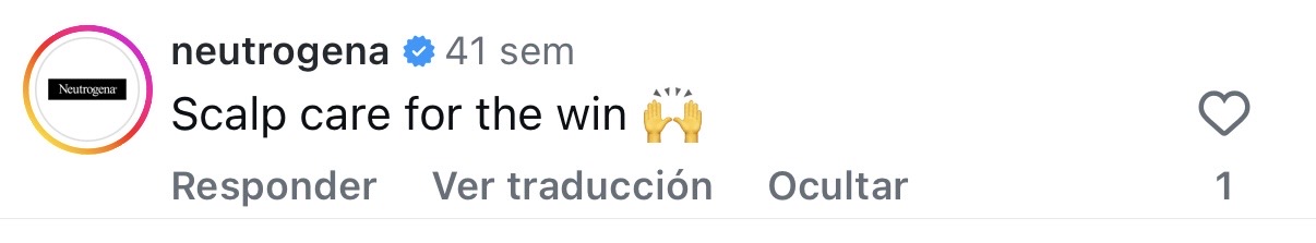 Mensaje de una marca