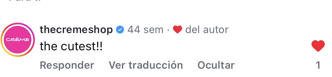Mensaje de una marca